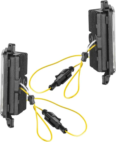 Vista 6 de Oracle Iluminación 5915-JT-023: Módulo LED inversa ámbar/blanco de doble función para Jeep Gladiator Jt luces traseras empotradas