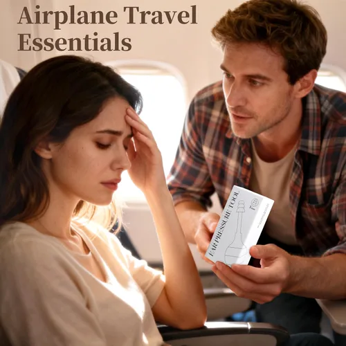 Vista 5 de Alivio de presión de orejas para viajes en avión, regalos para hombres y mujeres a los que les gusta viajar como regalo de Navidad, relleno