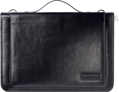 Vista 2 de Maletín de cuero negro para portátil compatible con Lenovo Ducati 5 Limited Edition 14?