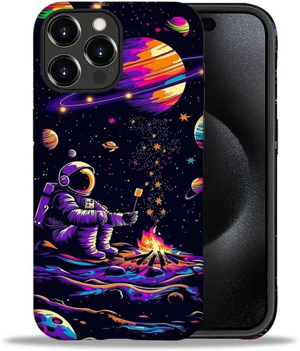 Vista 61 de CARLOCA Compatible con iPhone 12, Funda de Art Deco con patrón, TPU suave + PC duro 2 en 1, Funda protectora única con patrón, antiarañazos, TPU