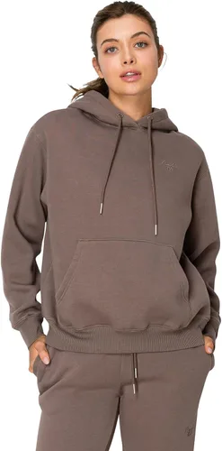Vista 11 de Cali1850 Cloud Nine - Sudadera con capucha de forro polar para mujer, ajuste relajado, capucha de doble capa, puños y dobladillo acanalados