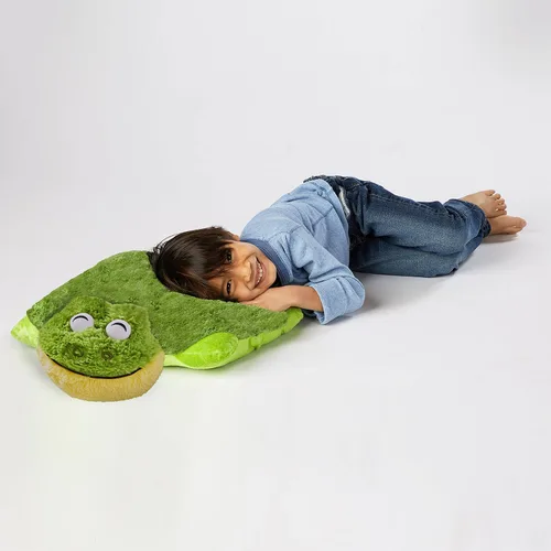 Vista 3 de Pillow Pets Friendly Frog, juguete de peluche de 18 pulgadas