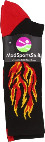 Vista 2 de MadSportsStuff Flame Athletic Crew Socks (multiple colors)