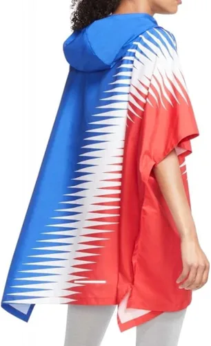 Vista 2 de Nike Team USA Marathon Poncho Chaqueta unisex para adultos