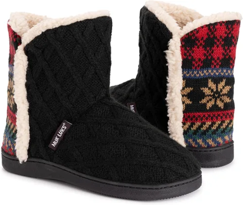 Vista 7 de MUK LUKS Pantuflas Cheyenne para mujer