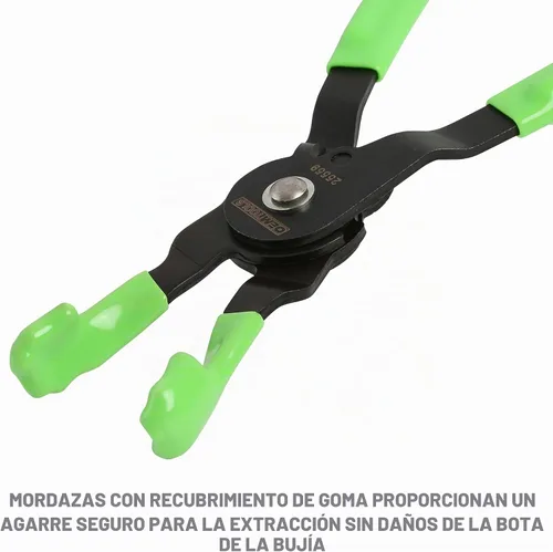 Vista 3 de OEMTOOLS 25559 Pinzas ajustables para arranque de bujía, cinco posiciones para fácil acceso a los arranques de bujía difíciles de alcanzar, remoción