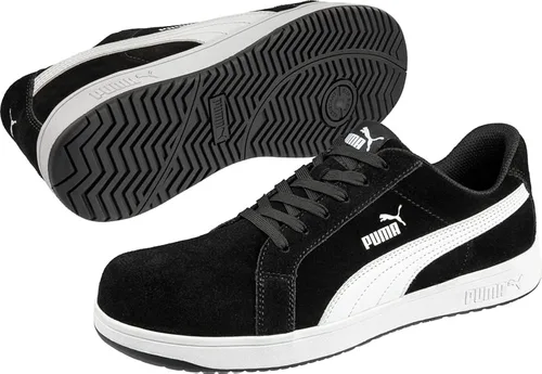 Vista 6 de PUMA SAFETY Men's Iconic Low Work Shoes Composite Toe Slip Resistant EH
