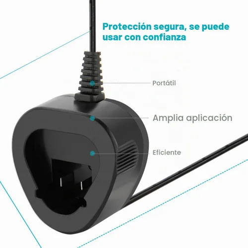 Vista 5 de Creabest Cargador de batería de iones de litio de 12 V compatible