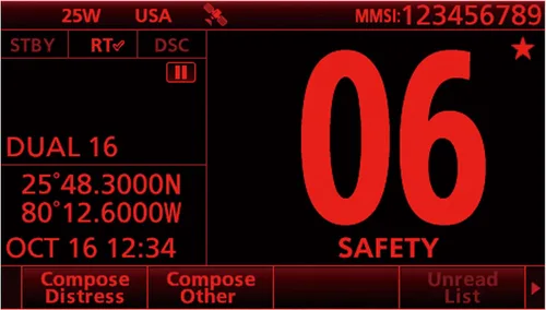 Vista 5 de Icom IC-M605 31 USA Radio transceptor marino VHF, montaje fijo