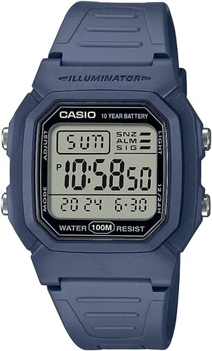 Vista 4 de Casio W800HG Series Men’s Digital Watch 100 Meter Water Resistance Multi Function Alarm 100 SEC Stopwatch Auto Calendar Countdown Timer