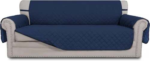 Vista 66 de Easy-Going - Funda reversible para sofá, resistente al agua, con varillas de espuma y correas elásticas, protector de muebles para mascotas y perros