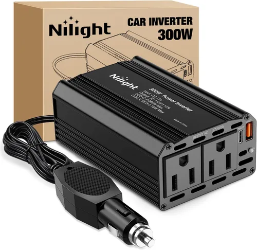 Vista 16 de Nilight Enchufe divisor para encendedor de cigarrillos de automóvil, división de 2 vías, 1 puerto a 2 puertos de corriente continua, adaptador