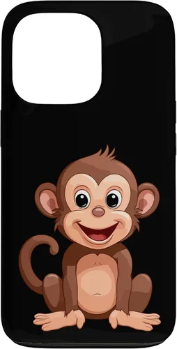 Vista 10 de iPhone 16 Monkey Lover - Funda de regalo con diseño de silueta para hombres, mujeres y niños