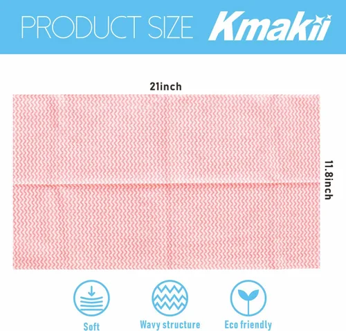 Vista 2 de KMAKII Handi Wipe - Paños reutilizables – Paños y toallas desechables multiusos, ultra absorbentes, de secado rápido, toallitas de limpieza