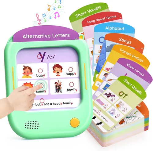 Vista 14 de JoyCat - Tableta de aprendizaje bilingüe para niños, 106 tarjetas parlantes español-inglés