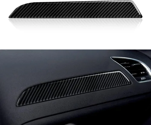 Vista 15 de Adhesivos para panel de CD de aire acondicionado para Audi A4 A5 S4 S5 RS4 RS5 Q5 accesorios de fibra de carbono interior pegatinas, estilo B