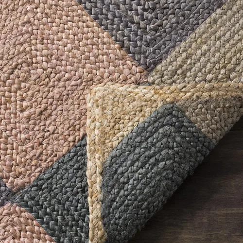 Vista 5 de SAFAVIEH Natural Fiber Collection NF872A - Alfombra de pasillo de 2 pies 6 pulgadas x 8 pies, natural y multicolor, hecha a mano, ideal para zonas