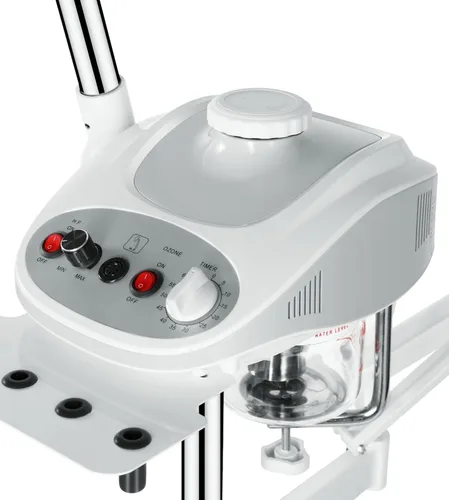 Vista 8 de Salonsunny 3 en 1 Profesional Vaporizador facial y lámpara LED de aumento y equipo de spa esteticista de alta frecuencia