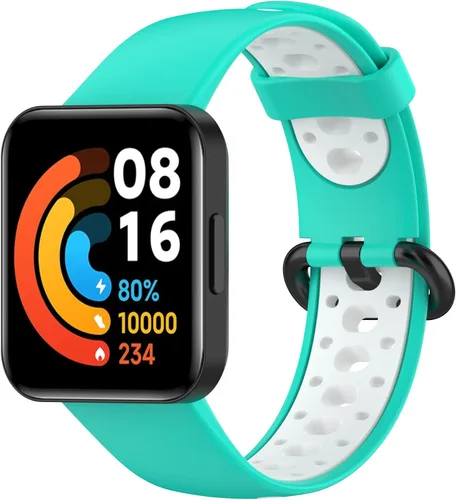 Vista 12 de Senter Correa de repuesto deportiva de silicona suave para reloj inteligente Redmi Watch 2 Lite 10 pzas