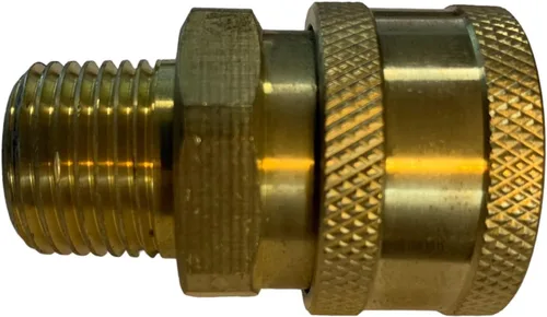 Vista 2 de Limpiador de lavadora a presión 1/4 NPT macho acoplador de enchufe de conexión rápida, compatible con General D10002 D10073