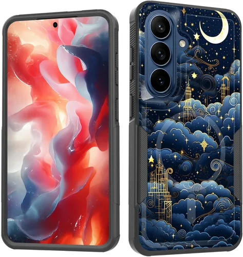 Vista 32 de Funda magnética para Galaxy A16 5G, [compatible con MagSafe] [protección contra caídas de grado militar] Funda resistente a prueba de golpes