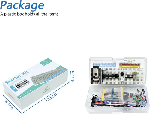 Vista 7 de Freenove Kit básico de inicio para ESP32 CAM (incluido), microcontrolador de doble núcleo de 32 bits y 240 MHz, cámara inalámbrica integrada, código