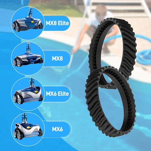 Vista 11 de R0526100 - Neumático de pista compatible con limpiador de piscina Zodiac