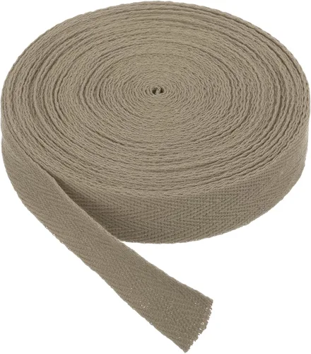 Vista 223 de PATIKIL Cinta de sarga de algodón de 1 pulgada, 50 yardas, cinta de algodón, cinta de encuadernación al bies, cinta de espiga para costura, Verde