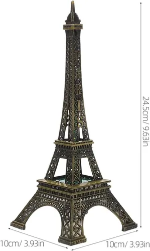 Vista 9 de Torre de luz LED, decoración de torre Eiffel, luz nocturna luminosa para dormitorio y escritorio, modelo de referencia creativo, regalo único