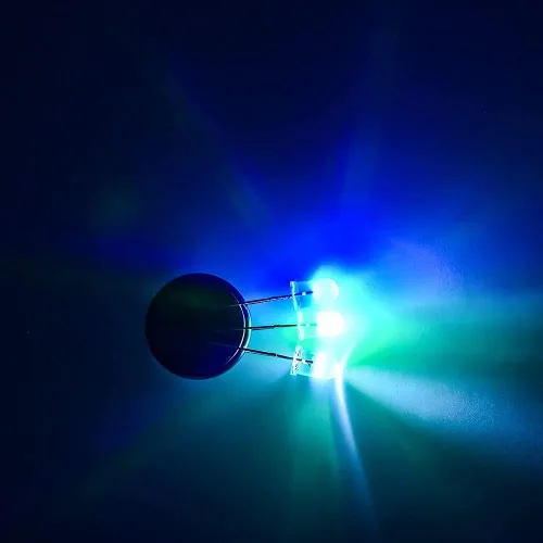Vista 4 de MCIGICM - Diodos de luz LED de 0.197 in, kit surtido de circuitos LED para experimentos de proyectos científicos (multicolor, 5 colores) LED