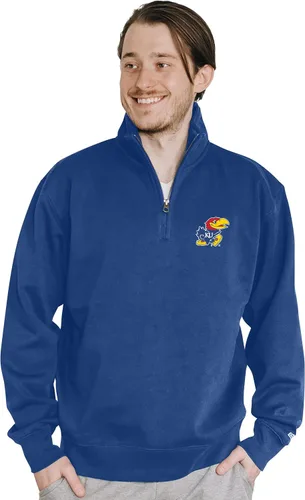 Vista 150 de Blue 84 Sudadera con cremallera de un cuarto para hombre de la NCAA