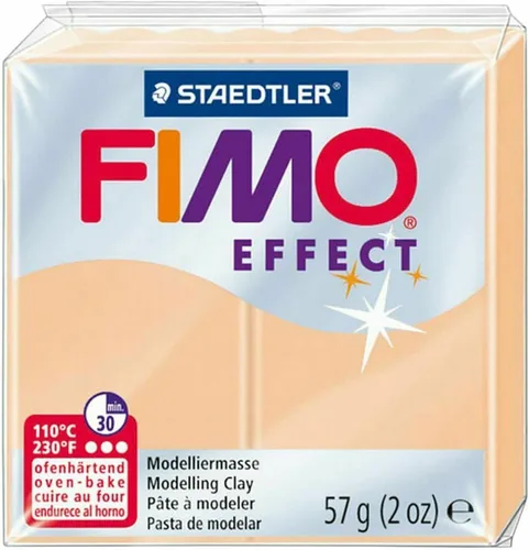 Vista 4 de FIMO Soft & Effect - Arcilla polimérica para modelar horno, 2.01 oz, juego de 6 colores, tonos suaves
