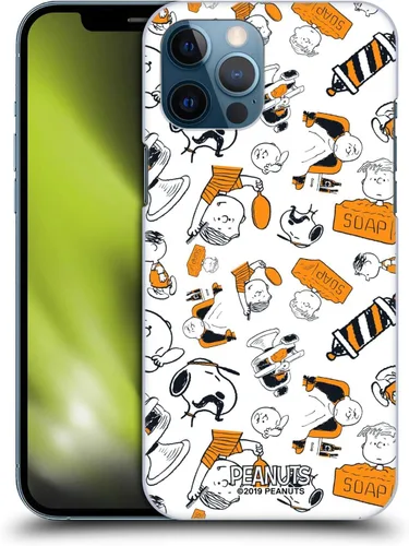 Vista 48 de Head Case Designs Carcasa rígida con licencia oficial de Peanuts Charlie Brown Chuck Barber Shop compatible con Apple iPhone 7/8/SE 2020 y 2022