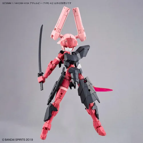 Vista 14 de Bandai Hobby - Misiones de 30 minutos - #53 EXM-H15A Acerby (Tipo A) 30 MM 1/144 Kit