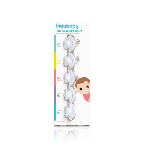 Vista 3 de Frida Baby Sistema de destete de chupete de silicona, sin BPA, sin látex
