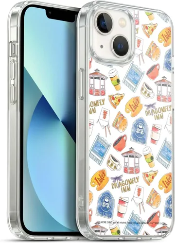 Vista 138 de Head Case Designs Gilmore - Funda negra a prueba de golpes con diseño de dibujos animados para niñas con licencia