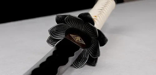 Vista 5 de Espada katana hecha a mano, Sekiro Shadows Die Twice Cosplay, espada samurai japonesa real (espada completa), Catanas Japonesas Reales