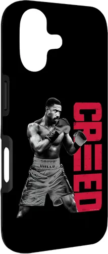 Vista 3 de Adonis Creed Pose with Vertical Logo red Case for iPhone 17