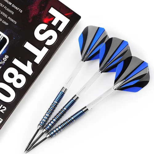 Vista 6 de Formula Sports Juego de dardos de punta de acero al 90% tungsteno, juego de puntas de metal profesionales disponibles en 0.74 oz/0.78 oz/0.81