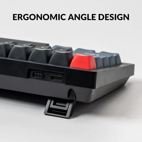Vista 8 de Keychron V2 - Perilla de teclado mecánico con cable versión del 65 de diseño QMKVIA programable con teclado intercambiable en caliente interruptor