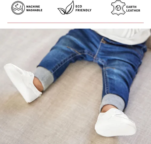 Vista 4 de JuJuBe Eco Steps - Zapatos náuticos para bebés, cuero vegano