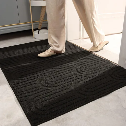 Vista 17 de GRANNY SAYS Tapete para puerta, de 32 x 20 pulgadas, tapete de bienvenida para exteriores, antideslizante, absorbe la suciedad para la entrada
