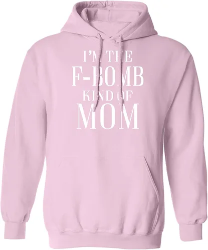 Vista 13 de zerogravitee Sudadera con capucha para adulto con texto en inglés "I'm the F-Bomb kind of Mom