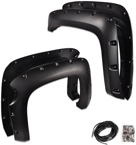 Vista 23 de G-PLUS Guardabarros para guardabarros, compatible con Chevy Silverado 07-13