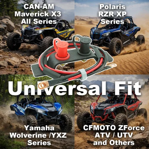 Vista 2 de [DaisyAuto] Kit de poste de batería de alto voltaje compatible con modelos Can-Am X3 RZR, Speed, Yamaha, Talon, Teryx Kex Kit de reubicación