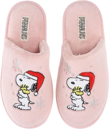 Vista 3 de Peanuts Juego de pantuflas para raspar con manta adicional Snoopy de vacaciones y Woodstock