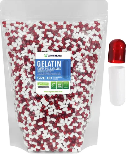 Vista 23 de XPRS Nutra Cápsulas vacías tamaño 00 – 100 cápsulas vacías de gelatina – Pastillas de relleno de cápsulas de bricolaje – Cápsulas de gel rellenables