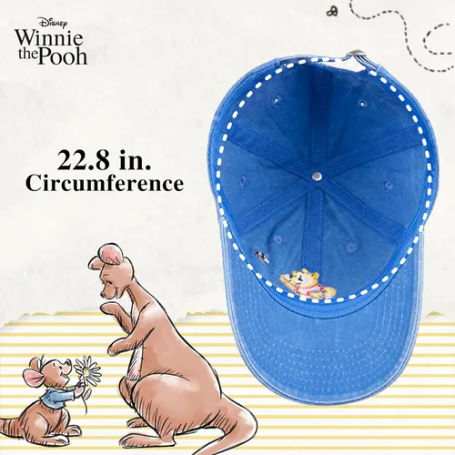 Vista 5 de Disney Winnie The Pooh Dad Hat, Adjustable Cotton Baseball Cap with Curved Brim