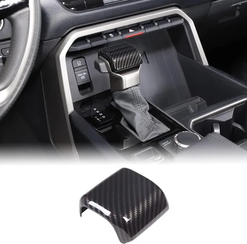 Vista 12 de Aunginsy Cubierta de freno de mano para palanca de cambios de automóvil, compatible con Toyota Tundra 2022+, Sequoia 2023+ y Tacoma 2024+, perilla