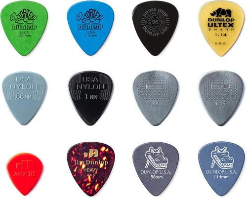 Vista 3 de Paquete variado de 12 púas Dunlop PVP101, Colores Variados